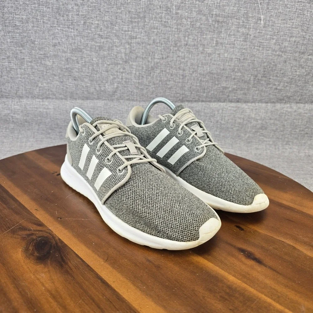 Adidas Cloudfoam QT Flex‎ Womens Grey White Running Sneakers AW4313 Size 7.5